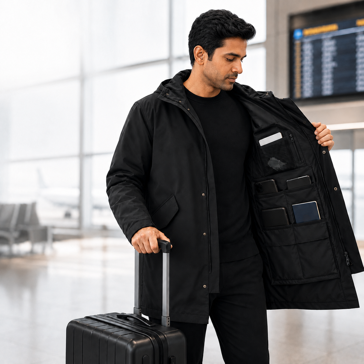 LittleX Travel Coat — The Wearable Carry-On Jacket