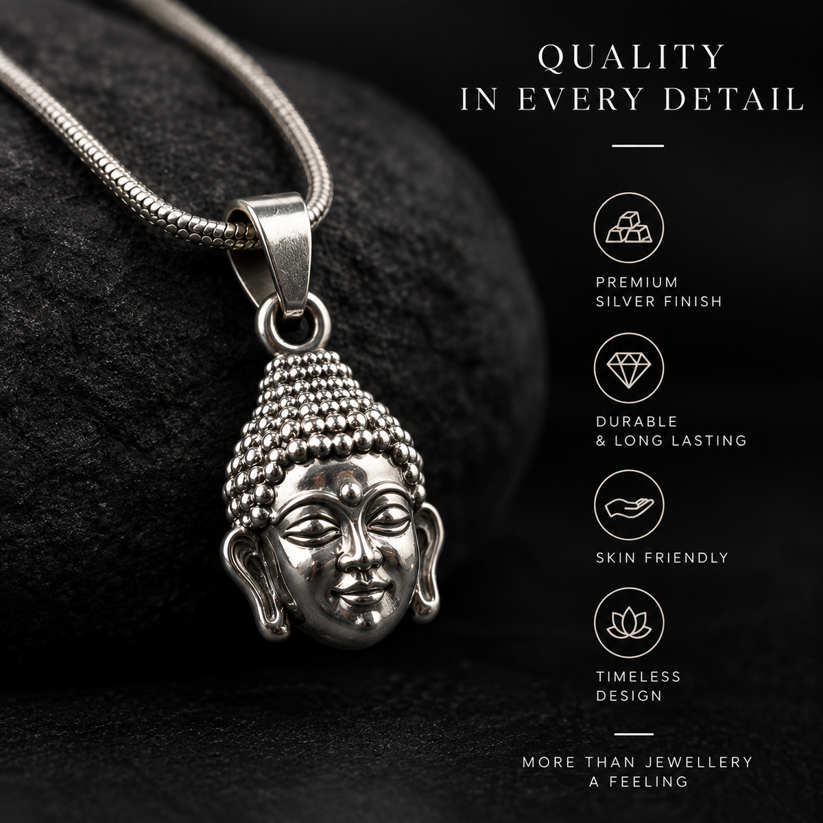 Buddha Pendant Necklace – A Little Peace, Wherever You Go