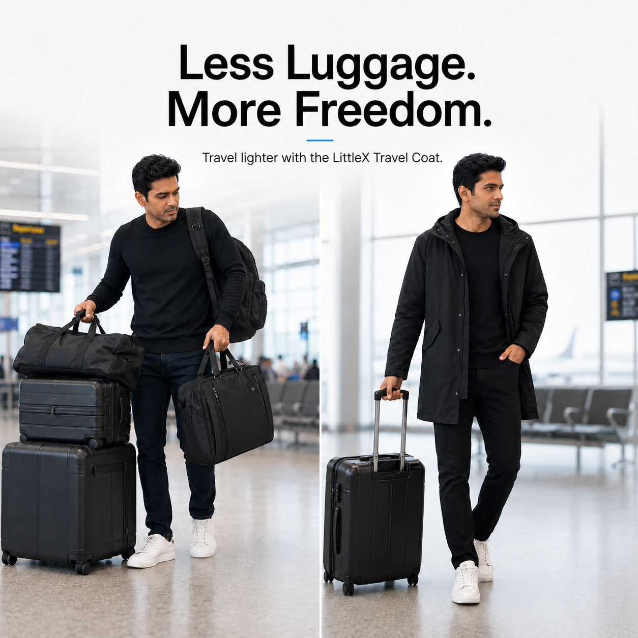 LittleX Travel Coat — The Wearable Carry-On Jacket