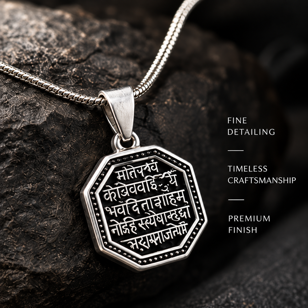 Sanskrit Shlok Pendant – A Symbol of Timeless Meaning