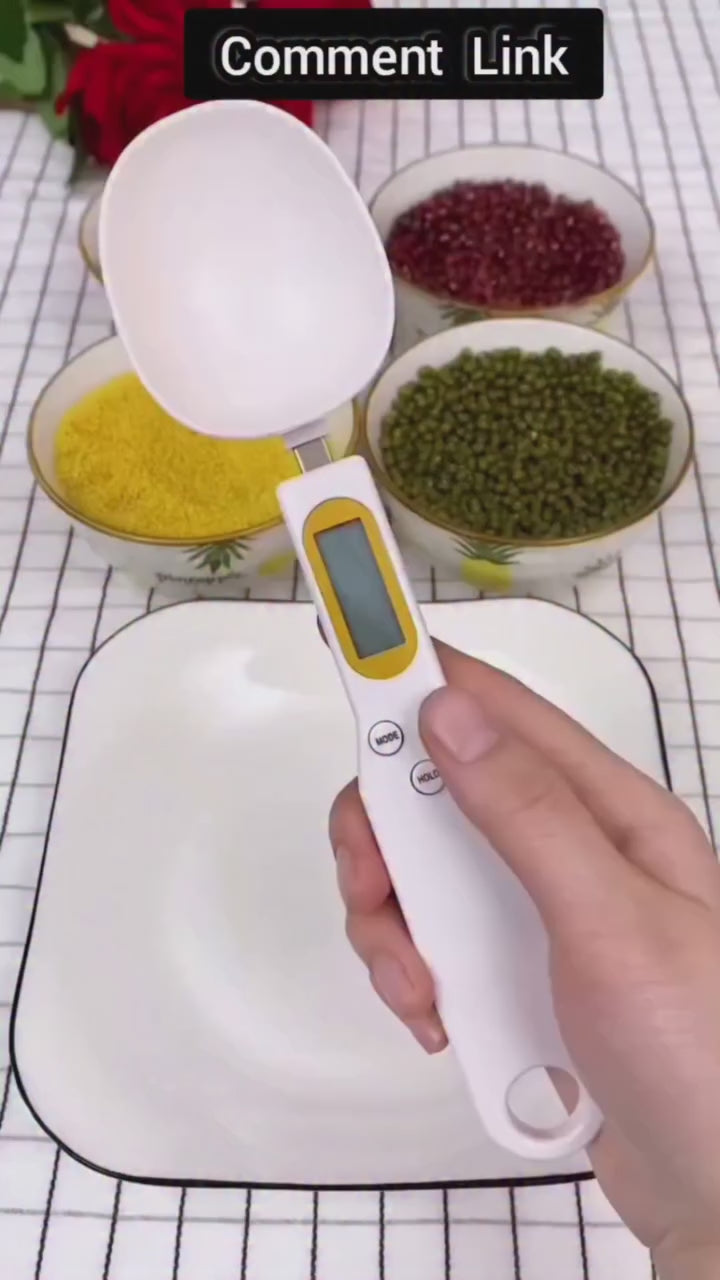 Smart Measuring Spoon Scale for Fitness & Diet Tracking